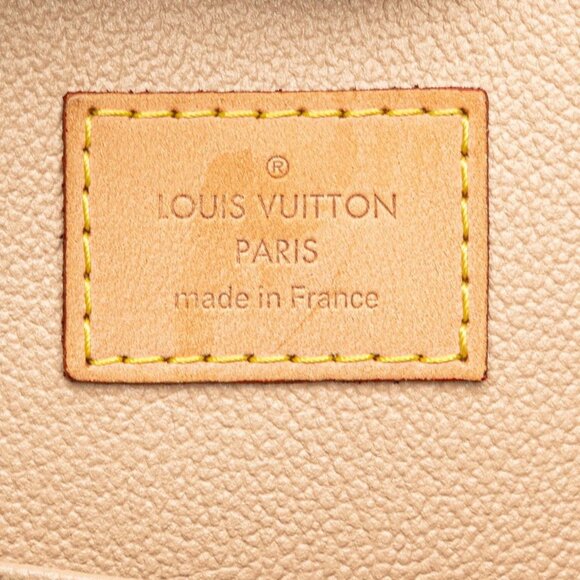 LOUIS VUITTON Brown Monogram Leather Tote Bag - Picture 8 of 10